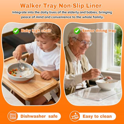 2MM Thick Clear Non-Slip Grip Mat - Washable & Cut-to-Fit, Multi-Use Anti-Slip Pad for Furniture, Pet Bowls, Folding Walker, Desks, and Crafts，Couch Arm Table，Guitar Non Slip Pad - color: Clear, size: 10" x 7.5"
