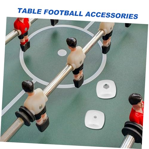 Happyyami 8pcs Foosball Goal Bar Locator Rings Plastic Rod Positioners for Tabletop Soccer Replacement Parts Easy to Install Essential Accessories for Foosball Enthusiasts