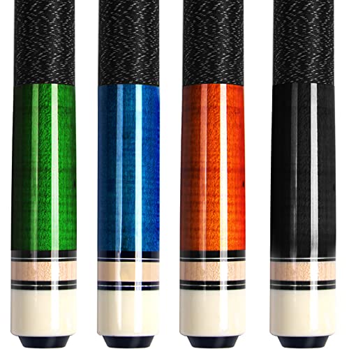 AKLOT Pool Cues,58" Pool Cue Stick Canadian Maple Wood Billiard Cues Sticks for Professional Billiard Players 18 19 20 21 oz - color: 18 19 20 21 oz