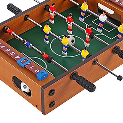 Mini Foosball Table,Foosball Table, Portable Mini Table Football 12mm Tabletop Soccer Game for 2 to 4 People Parent Child Toys for Adults and Kids