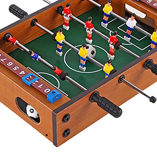 Tabletop Foosball Table, Portable Table Football, Table Football Mini Games for 2 To 4 People Parent Child Toys (22.5x7x34.5cm/8.9x2.8x13.6in)
