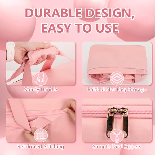 39'' Croquet Set Storage Bag, Travel Sports Duffle Bag Large Capacity Sports Equipment Sturdy Carrying Bags for Holding 6 or 8 Players Set, Chirstmas Gift Ideas (Bag Only)