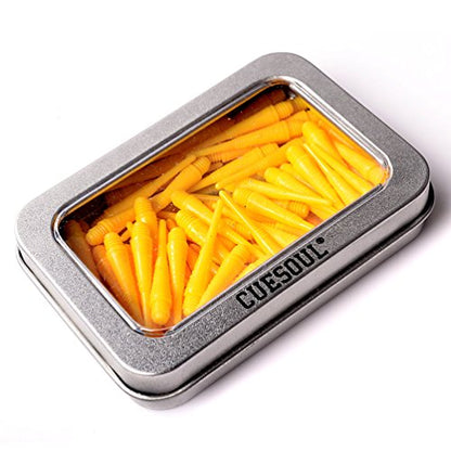 CUESOUL 100 Pieces Soft Tip Points for Soft Tip Darts - color: Yellow