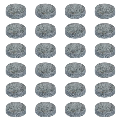 Billiard Pool Cue Tips, Pool Cue Tips Replacement Kit Cow Leather Pool Cues - color: Grey, size: 13mm