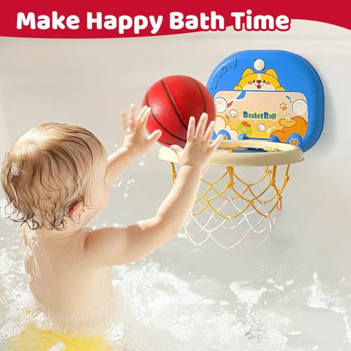 Kids Basketball Hoop Indoor, 【Large Size Auto Score & Sound】 Height Adjustable Basketball Goal with Silent Ball, Suction Cup & Hook Mount, Easy Install for Toddlers 1-6 Years Old - size: Small-No Score