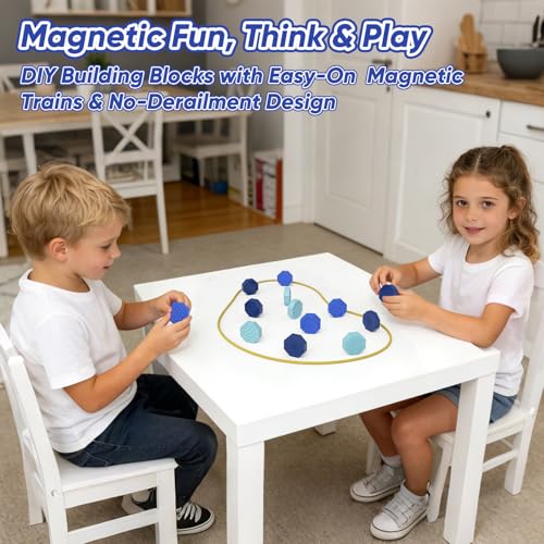 Magnet Game, Magnetic Game with String, 18PCS BlueSensory Silicone Magnet Stones for Family and Party, Magnetic Chess Strategy Table Board Games for Kids Adults.(Blue) - color: Blue