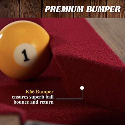 Barrington Billiards Multiple Styles Pool Table, Preassembled Playfields with Complete Billiard Accessory Sets, Perfect for Family Game Rooms | Multiple Styles - style: 8 - Arlington