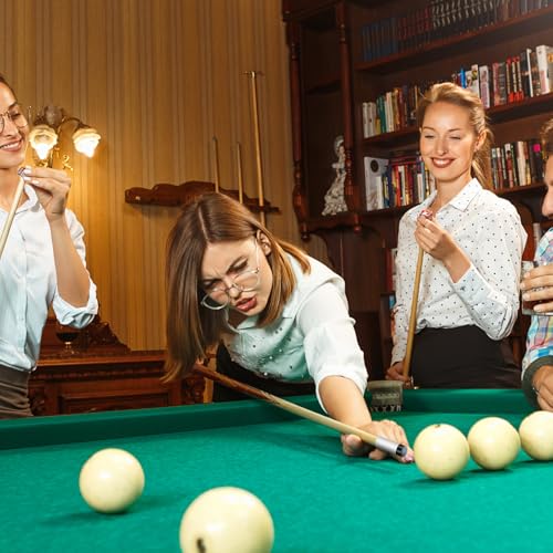 Ymapinc 10 Pack Pool Cue Tip Replacement Kit, 12mm Screw On Pool Sticks | Screw-On Durable Tip for Billiard Sticks, Billiard Stick Tips Replacement Kit for with White Cue Stick Ferrules