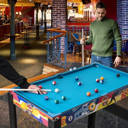 Goplus 12-in-1 Multi Game Table, Combo Game Table w/Foosball, Billiard, Table Tennis, Air Hockey, Bowling, Shuffleboard, Checkers, Chess, Backgammon, Adults Combination Game Set for Home Arcade