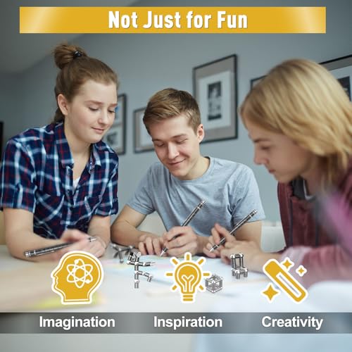 Gifts for Men Fidget Pen, Back to School Supplies, Anniversary Birthday Gifts for Men Him Boyfriend, Multifunction Pen Cool Stuff Gadgets, College School Supplies Gift for Teachers Teens Boys Girls - color: Black