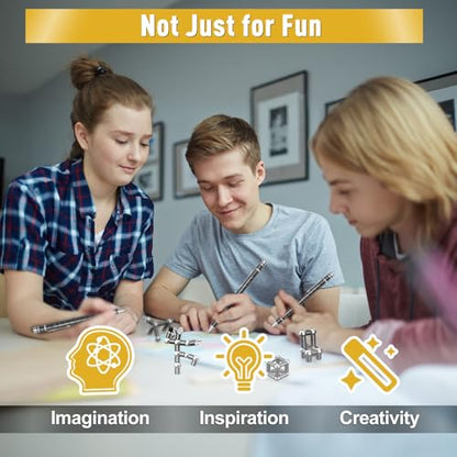 Gifts for Men Fidget Pen, Back to School Supplies, Anniversary Birthday Gifts for Men Him Boyfriend, Multifunction Pen Cool Stuff Gadgets, College School Supplies Gift for Teachers Teens Boys Girls - color: Black