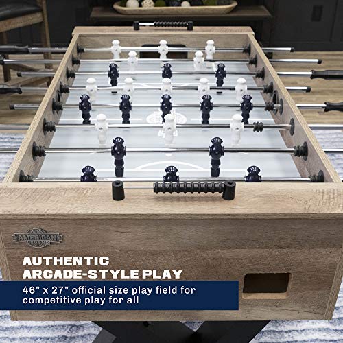 American Legend Foosball Tables - Modern Design - Official Size Playfield - Kirkwood and Manhattan Styles - color: Kirkwood