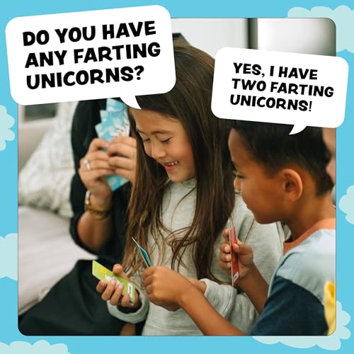 Do You Have Any Farting Unicorns? [Silly Go Fish Card Game for Kids & Families | Hilarious Family Card Game for Game Night, Birthday Parties, Classroom Fun & Playdates | Ages 4+ | 2-6 Players]