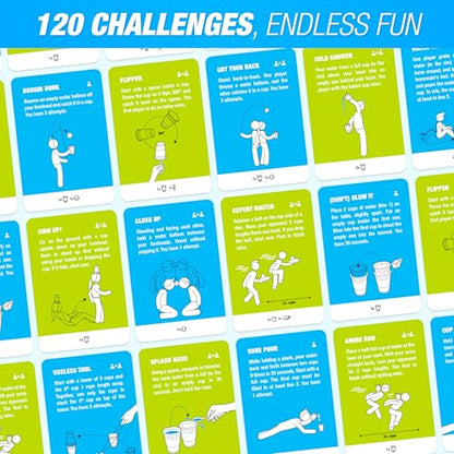 Super Skills Outdoor - Summer Yard Game – Outside Activity for Kids 8-12, Teens and Adults - Fun Water Backyard Party for the Whole Family