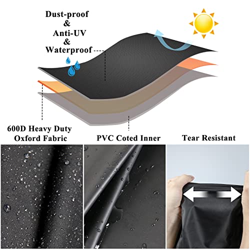 Cornhole Carrying Case, Professional Corn Hole with Bags Boards Carrying Bag Regulation Cornhole Board Covers, Black