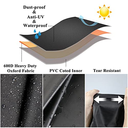 Cornhole Carrying Case, Professional Corn Hole with Bags Boards Carrying Bag Regulation Cornhole Board Covers, Black