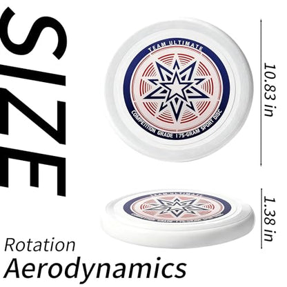 175g Flying Disc,10.75 Inch Training Disc for Competition and Outdoor Fun - color: Colorful