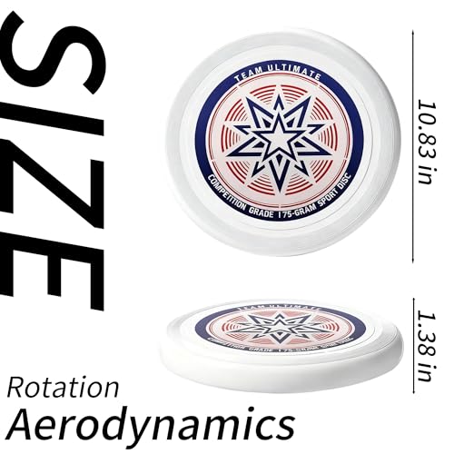 175g Flying Disc,10.75 Inch Training Disc for Competition and Outdoor Fun - color: OrangeYellow