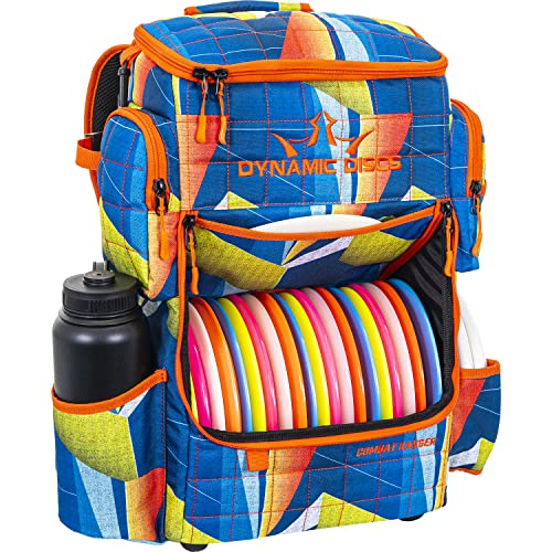 Dynamic Discs Combat Ranger Disc Golf Backpack | Large Bag w/Putter Pouch | 20+ Discs Capacity | Disc Golf Accessories - color: Toucan