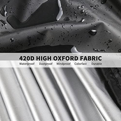 Outdoor Prep Table Cover 72 Inch,Waterproof Fadeproof UV Resistant Patio Stainless Steel Metal BBQ Table Cover All Season Protection for Outdoor Table - 72 x 24 x 35 Inch - size: 72" x 24" x 35"