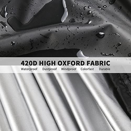 Outdoor Prep Table Cover 48 Inch,Waterproof Fadeproof UV Resistant Patio Stainless Steel Metal BBQ Table Cover All Season Protection for Outdoor Table - 48 x 24 x 35 Inch - size: 48" x 24" x 35"