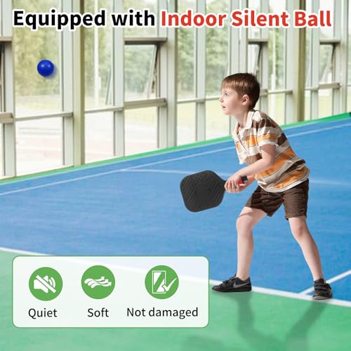 Waterproof Lightweight Pickleball Paddles Set of 2,Beach Pool Toys Fun Play Sport Game,Gift for Teenagers Kids Adults Beginner,Indoor Outdoor Activities - size: Small
