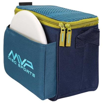 MVP Disc Sports Cell Disc Golf Starter Bag (Choose Your Favorite Color) - color: Sand/Ocean Blue