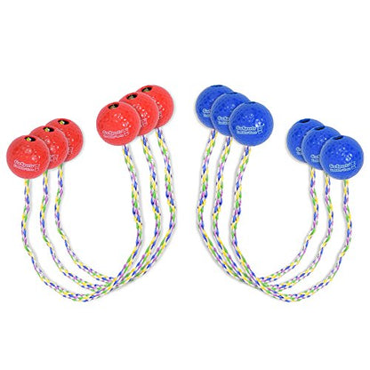 GoSports Ladder Toss Bolo Replacement Set - Kid Safe Soft Rubber or Hard Golf Balls - style: Hard Golf Balls