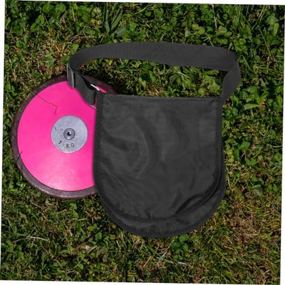 balacoo Discus Storage Bag Shot Put Bag Carrier for Sports Discus Pouch Pockets Handheld