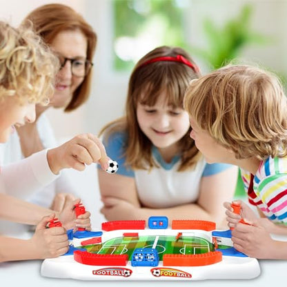 Mini Foosball Table Game for Kids, Soccer Board Game for 3 4 5 6 7 8-12 Year Old Boys, Pinball Interactive Birthday Christmas Sports Gifts for Home Party, Family, Playroom, Travel