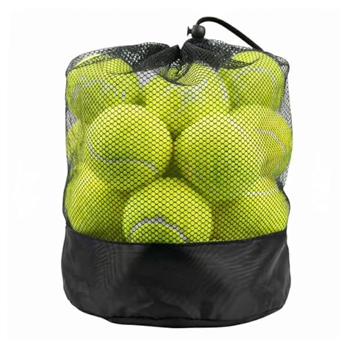 Tebery 20 Pack Advanced Training Tennis Balls, Practice Ball for Beginners with Mesh Bag, Pet Dog Playing Balls for Backyard Play, Exercise