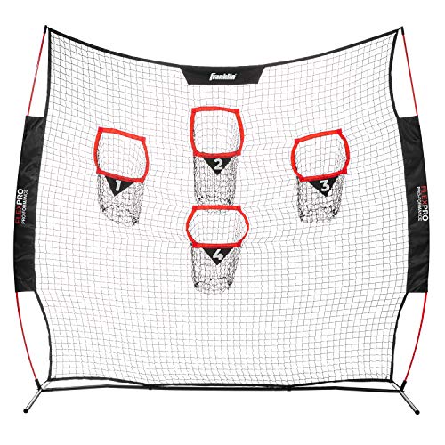 Franklin Sports Football Accuracy Targets- Kicking and Throw Training - 2 in 1 Football Target - 7' x 4' or 8' x 8' - size: 8' x 8'