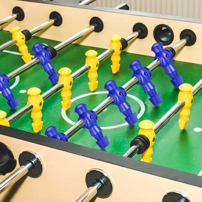 Homoyoyo 4pcs Foosball Men Replacement, Football Players Parts Foosball Man Table Player Football Machine Accessories - color: Blue