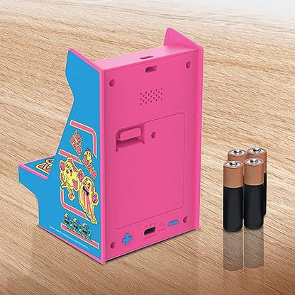 My Arcade Ms. Pac-Man Nano Player - 4.8" Mini Arcade, 2.4" Screen, Arcade Classics, Retro Consoles - style: Ms Pac Man