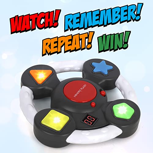 Point Games Handheld Memory Game, Kids Electronic Games, Sequence Fun for Kids with Lights & Sounds, Brain Challenge for Boys & Girls Ages 8+ - style: Star Memory Flash