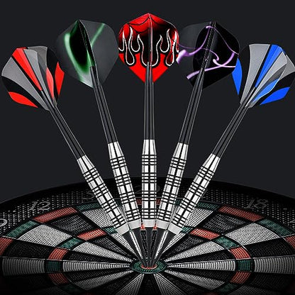 Steel Tip Darts Set 18 Grams15 Pack Steel Barrels - style: s pc 12