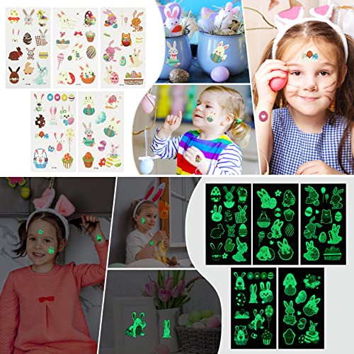 23 Packs Easter Outdoor Party Games for Kids Potato Sack Race Jumping Bags with Legged Race Bands, Egg and Spoon Race，Toss Game and Stickers, Outdoor Games for Easter Eggs Hunt,Easter Party Supplies