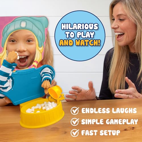 Marshmallow Madness Board Game – Hilarious Family Board Games for Kids & Adults, Fun Fast-Paced Party Game for Family Night, Interactive Kids Board Games, Ages 8+ - style: Marshmallow Madness