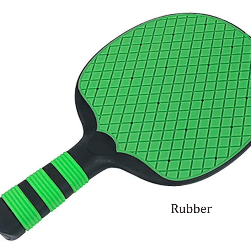 Molded Training Competition Table Tennis Racket Set with Straight Handle High Elasticity Rubber Coating - color: white-Dinosaur Doodle4
