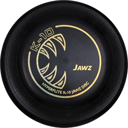 Hyperflite Jawz Dog Flying Disc - World's Toughest Training Dog Toy. Best Competition Flying Disc Toy for Pets, Puncture Resistant - 8.75 Inch - color: Black