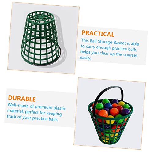 Hemoton 1pc Golf Balls Bucket Portable Ball Container Golfball Container Storage Holder Golfs Supplies for Home