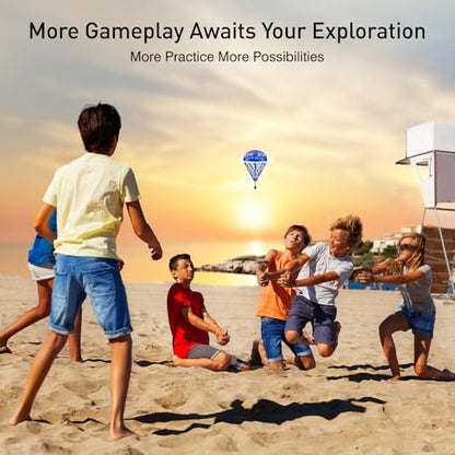 AMERFIST The Latest Cool and Magical Flying Toy, Combining AI Motion Control Technology with Contact Sensing System, Make it Become Bounce & Flip & Flight Toys, Fully unleashing Your Creativity. - color: Blue