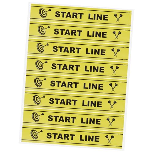 Abaodam Dart Floor Markings Game Throw Line Floor Sticker for Darts Throwing Throwing Line