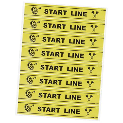 Abaodam Dart Floor Markings Game Throw Line Floor Sticker for Darts Throwing Throwing Line