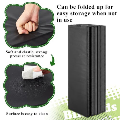Leyndo 8 ft/7 ft Pool Table Insert for Table Conversion Topper Dining/Game Foam Billiard Pool Convertible Cover Mat Waterproof and Foldable, Black - size: 7'