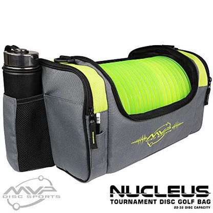 MVP Disc Sports Nucleus Tournament Disc Golf Bag (Choose Your Favorite Color) - color: Lime