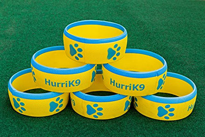 HurriK9 Replacement Dog Exerciser Rings for 100-ft. Flying Ring Launcher | Replacement Rings Only (Launcher Not Included) | Set of 6