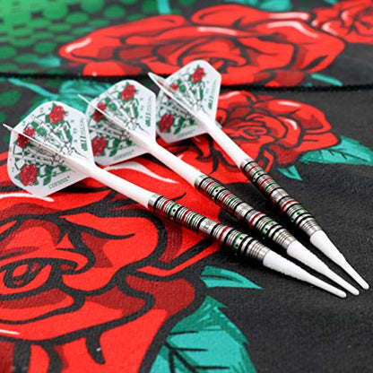CUESOUL Soft Tip Darts Set Plastic Tip with Dart Case - color: 19g-Tungsten-Font Loaded Shape