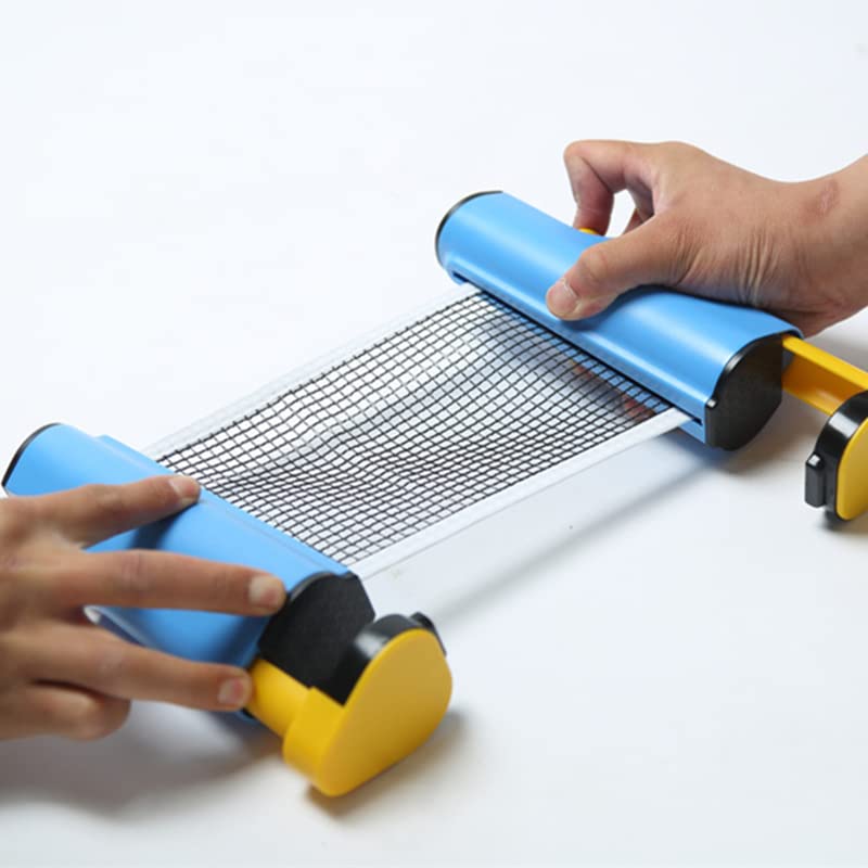 Retractable for plng Pong Net , All in 1 Portable for plng Pong Paddles Set , Portable Table Tennis Net and Post Set Stretches for Any Table , Games for Family