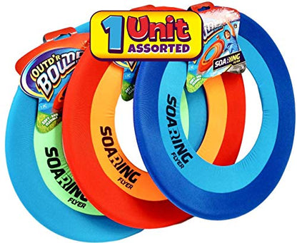 JA-RU 16 Inch Giant Flying Ring Toy (1 Pack) – Soft Flying Disc Toy for Kids, Teens & Family | Pool, Beach & Backyard Games, Outdoor Recess Toys & Party Favors. 5138-1